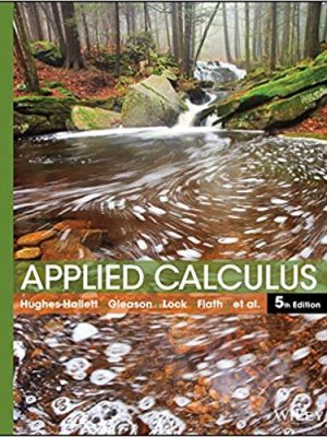 Applied Calculus 5th Edition, ISBN-13: 978-1118174920